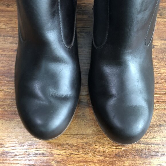 UGG Meredith Womens Size 9 Brown Leather Zipper Up Bootie Ankle Boots Boho - Picture 2 of 11